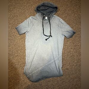 H&M Men’s Longline T-shirt Hoodie - Small